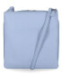 ფოტო #3 პროდუქტის Triple-Zip Pebble Leather Dasher Crossbody, Created for Macy's