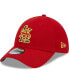 Фото #4 товара Men's Red St. Louis Cardinals 2023 MLB World Tour: London Series Flag Fill 39THIRTY Flex Hat