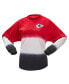 Фото #3 товара Women's Red, White Kansas City Chiefs Super Bowl LVIII Champions Ombre Long Sleeve T-shirt