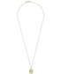 Фото #3 товара Wrapped diamond Gemini Constellation 18" Pendant Necklace (1/20 ct. tw) in 10k Yellow Gold, Created for Macy's