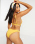 Фото #1 товара Rhythm cheeky bikini bottom in sunshine yellow