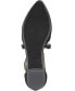 ფოტო #5 პროდუქტის Women's Marlee Strappy Pointed Toe Flats