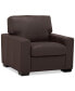 Фото #5 товара Ennia 36" Leather Armchair, Created for Macy's