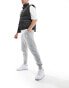 Фото #5 товара Nike Club cuffed slim fit joggers in grey