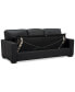 Фото #43 товара Ennia 82" Leather Queen Sleeper Sofa, Created for Macy's