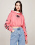 Фото #2 товара Tommy Jeans Pullover Hoodie in Light Pink