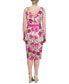 Фото #2 товара Women's Floral-Embroidered Sheath Dress