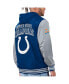 Фото #3 товара Men's Royal, Gray Indianapolis Colts Commemorative Reversible Full-Zip Jacket