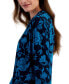 Фото #3 товара Women's Printed Open-Front Cardigan, Created for Macy's