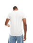 Calvin Klein stretch slim fit t-shirt in white