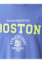 Boston Baskılı Tişört
