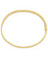 ფოტო #6 პროდუქტის 2-Pc. Set Diamond Bangle Bracelets (1/5 ct. t.w.) in 14k Gold-Plated Sterling Silver