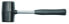 Фото #1 товара Резиновый молоток VOREL 900g, стальная ручка, TOYA