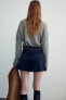 CORDUROY MINI SKIRT