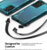 Фото #5 товара Чехол для смартфона Ringke Fusion X Huawei P40 Туркезно-зеленый
