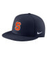 Фото #2 товара Men's Navy Syracuse Orange Aero True Baseball Performance Fitted Hat