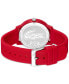 Men's L.12.12 Red Silicone Strap Watch 42mm