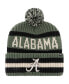 Фото #1 товара Men's Green Alabama Crimson Tide OHT Military-Inspired Appreciation Bering Cuffed Knit Hat with Pom
