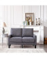 Modern Living Room Furniture Loveseat In Fabric