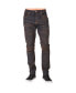 Фото #1 товара Men's Premium Stretch Denim Moto Jeans Slim Tapered Fit Copper Wash