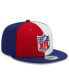 Фото #1 товара Men's Red, Navy NFL 2023 Sideline 9FIFTY Snapback Hat