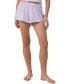 Фото #1 товара Women's Soft Lounge Lace Trim Pajama Short