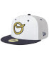 Фото #1 товара Men's White Omaha Storm Chasers Theme Nights Omaha Cattlemen 59Fifty Fitted Hat