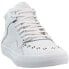 Фото #2 товара Diamond Supply Co. Folk Mid Mens White Sneakers Casual Shoes D15F113-WHT