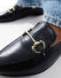 Фото #7 товара & Other Stories loafers with buckle detail in black