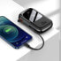Фото #9 товара Внешний аккумулятор Baseus 20000mAh 20W QC-PD-SCP-FCP с кабелем Lightning для iPhone, цвет - черный
