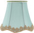 Uonlytech Green Fabric Hessian Clip On Lamp Shade for Chandelier Wall Lamp Living Room Bedroom