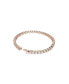 Crystal Round Cut Matrix Tennis Bracelet