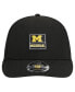 Фото #4 товара Men's Black Michigan Wolverines Labeled 9Fifty Snapback Hat