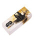 Men's Disney Star Wars Mandalorian, the Vintage Inspired Alloy Black Rubber Strap Watch 44mm