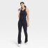 Women's High Neck Flare Long Active Bodysuit - JoyLab Black XL
