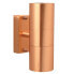 Nordlux Tin Double - Outdoor wall lighting - Copper - Copper - IP54 - Facade - Surfaced