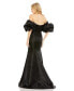 Фото #3 товара Women's Sweetheart Off The Shoulder Puff Sleeve Gown