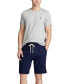 Фото #7 товара Men's 9.5" Cotton-Blend-Fleece Shorts