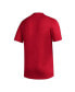 Фото #4 товара Men's Red NC State Wolfpack AEROREADY Pregame T-shirt