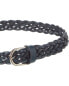 Persaman New York #1128 Braided Leather Belt Women's