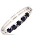 Кольцо Macy's Sapphire Five Stone Split Shank Band