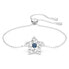 Фото #1 товара Swarovski Damen Armband Stella Verschiedene Schliffe, Stern, Blau, Rhodiniert M 5639187