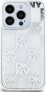 DKNY DKNY Liquid Glitter Multilogo - Etui iPhone 15 Pro (biały) - фото #1