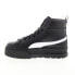 Фото #10 товара Puma Mayze Mid 38117002 Womens Black Synthetic Lifestyle Sneakers Shoes