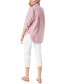 ფოტო #5 პროდუქტის Women's Amanda Striped Button-Front Shirt