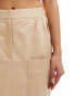 Closet London cargo pencil midi skirt in neutral Бежевый, DE 38 - фото #5