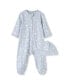 ფოტო #1 პროდუქტის Baby Boys Moons and Stars Footed Coverall with Hat, 2 Piece Set