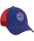 ფოტო #4 პროდუქტის Men's Royal, Red Chicago Cubs Trawler Clean Up Trucker Hat