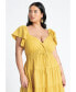 Фото #2 товара Plus Size Ruffled Tiered Maxi Dress