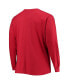 Фото #4 товара Men's Crimson Alabama Crimson Tide Big and Tall 2-Hit Long Sleeve T-shirt